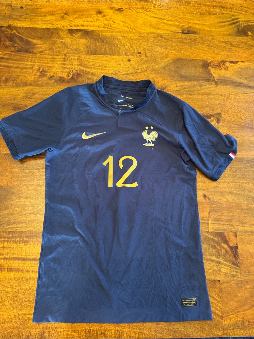 Nike Men's France Official National Team Football Soccer Jersey Kolo Muani small